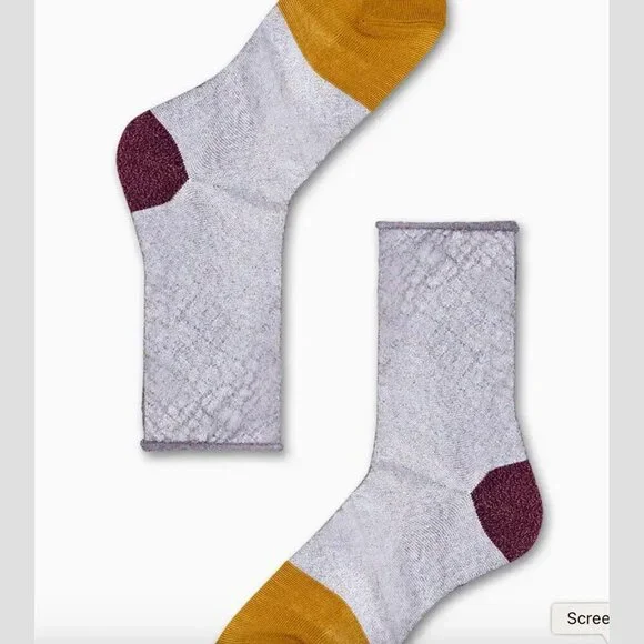 Hysteria by Happy Socks - Frida Crew Socks in Silky Viscose​​ - Picture 4 of 12